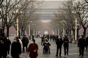 新年中國多省污染嚴重 網民質疑中共陰霾說法