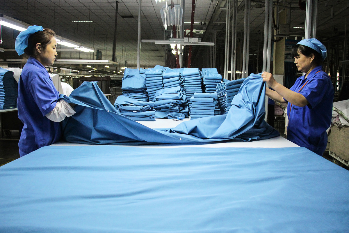 遠東在對岸事業都是紡織、水泥等普通民生傳產。圖為示意圖。（STR/AFP via Getty Images）