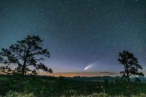 現在夜空中可見的彗星 或永遠不會重返太陽系