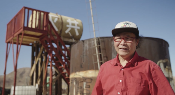 2025年7月26日,自由雕塑公園創辦人陳維明在社交平台X發布影片表示,面對威脅和破壞,不會屈服中共。(受訪者提供)