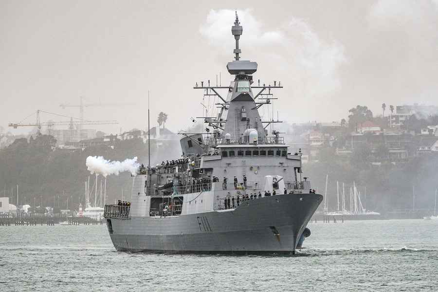 睽違三年 紐西蘭特馬納號巡防艦返航（多圖）