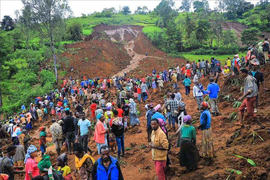 【圖輯】聯合國稱埃塞俄比亞山崩遇難者恐達500人