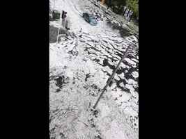 地震後四川青川又遭冰雹突襲 房屋農田受損