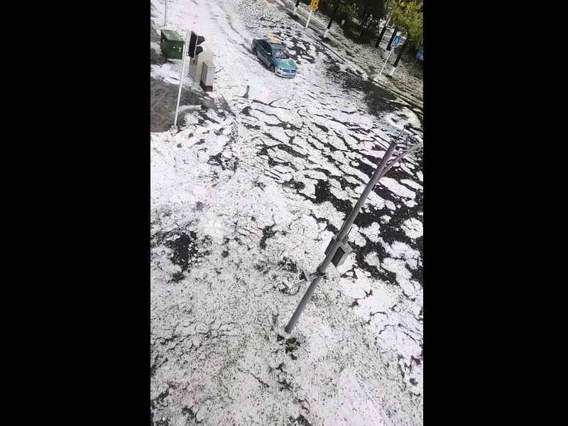地震後四川青川又遭冰雹突襲 房屋農田受損