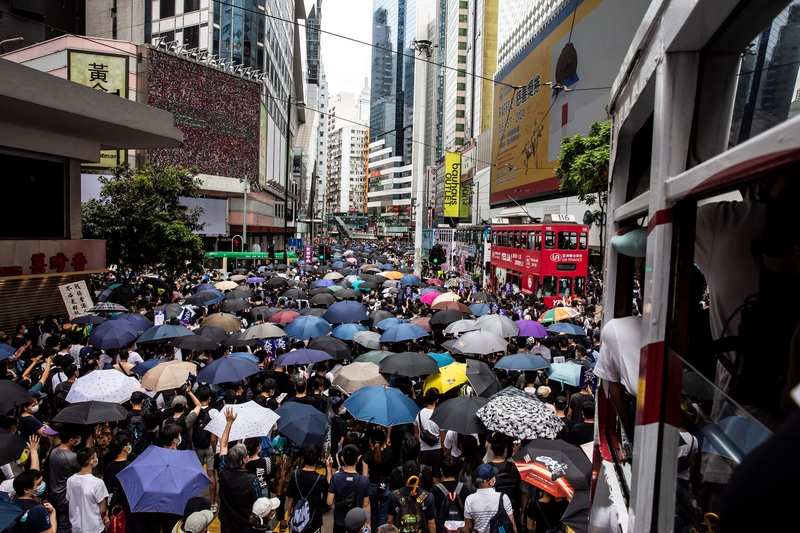 組圖：反國安法 逾萬港人遊行守護香港