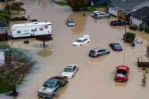 美國華盛頓州洪災持續 多地潰堤 1人溺亡(多圖)
