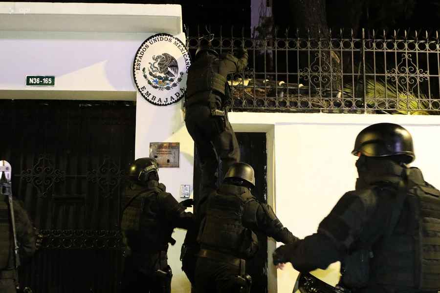 大使館遭強行闖入 墨西哥與厄瓜多爾斷交
