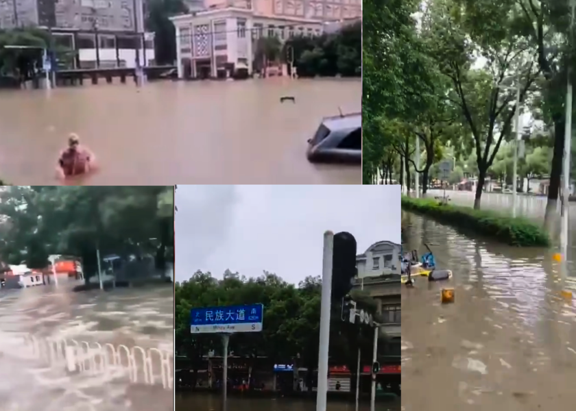 長江、漢江比預期至少提早四天進入設防水位