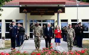 相隔25年 德國總統訪問駐德美軍基地（多圖）