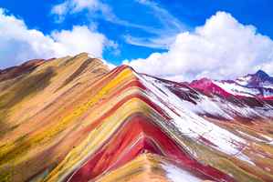 【圖輯】地質奇觀 秘魯美麗迷人的彩虹山
