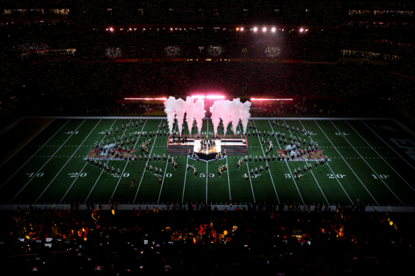 第59屆超級碗(Super Bowl LIX)在美國路易斯安那州新奧爾良的凱撒超級圓頂體育場(Caesars Superdome)舉行,對陣雙方分別為:美國欖球聯合會(AFC)冠軍——堪薩斯城酋長隊和全國欖球聯合會(NFC)冠軍——費城老鷹隊。(Patrick Smith/Getty Images)