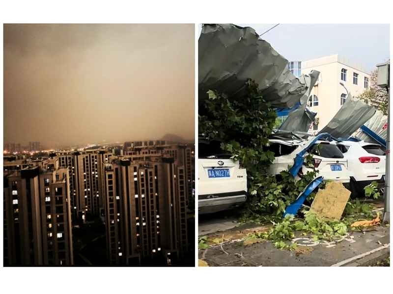 「五一」前夕 大風、沙塵暴席捲中國多地