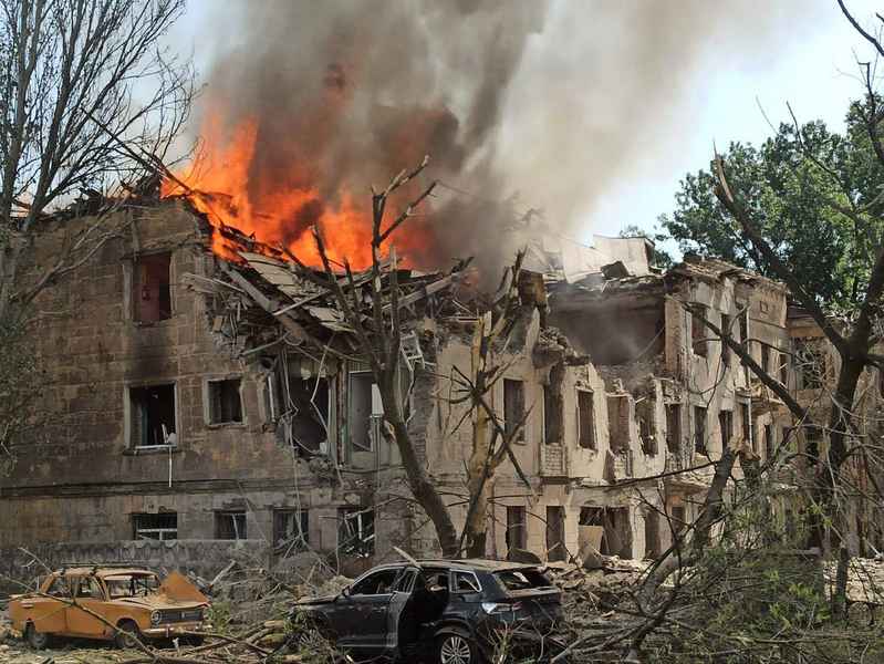 俄軍導彈擊中烏克蘭醫療診所 兒童遭襲（多圖）