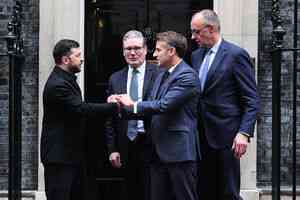 英法德領導人致電特朗普 聚焦俄烏和平方案