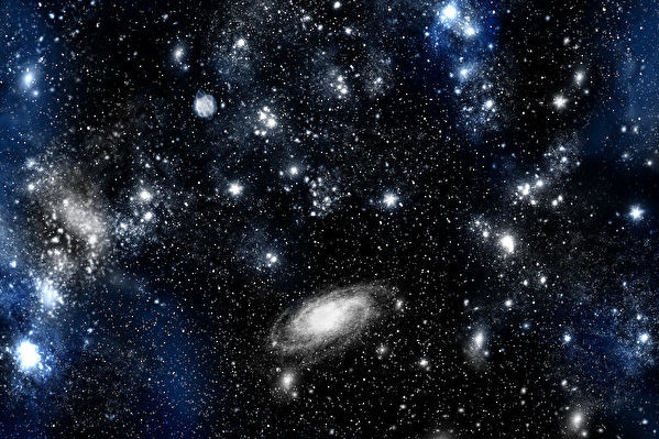 哈勃望遠鏡拍到的宇宙深空景象。（NASA）