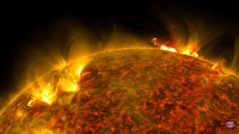 趕上萬聖節 NASA拍到太陽閃焰X級爆發