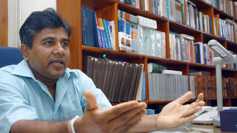 斯里蘭卡人民黨議員拉賈帕克薩（Wijeyadasa Rajapakshe）。（LAKRUWAN WANNIARACHCHI/AFP via Getty Images）