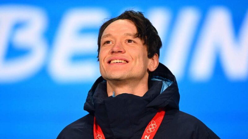 瑞典長道速滑運動員尼爾斯‧范德普爾（Nils van der Poel）在北京冬奧會獲得兩枚金牌。（SEBASTIEN BOZON/AFP via Getty Images）