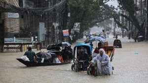 災難性洪患襲孟加拉和印度至少59死 數百萬人受困