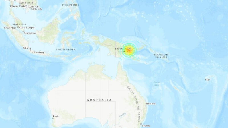 巴布亞紐畿內亞外海7.6地震 大學建物牆壁被震裂