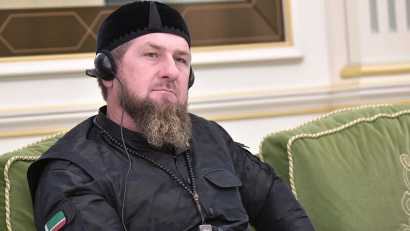 車臣領導人卡德羅夫。（ALEXEY NIKOLSKY/SPUTNIK/AFP via Getty Images）