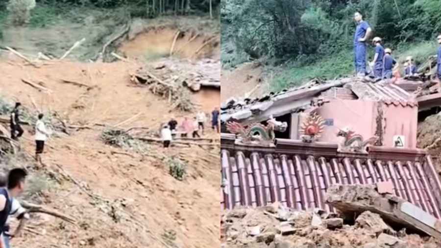 福建村民：上游洩洪沖毀房屋 親人被埋身亡