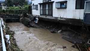 日本山形縣秋田縣大雨3死 逾千棟民宅淹水