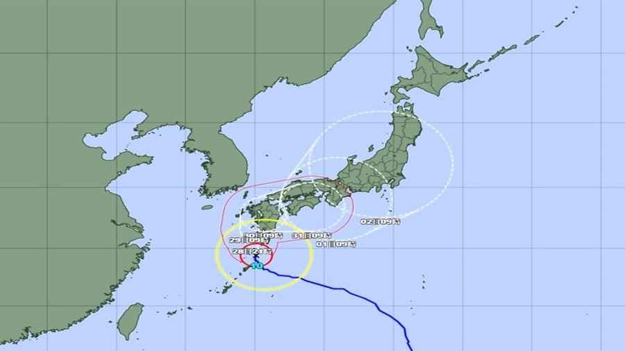 颱風珊珊恐縱貫全日本 氣象廳警：面臨前所未見暴風雨