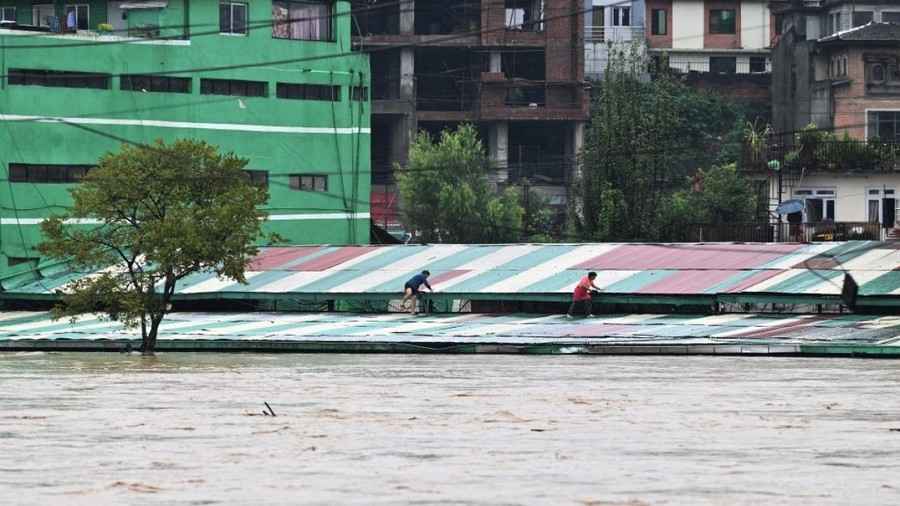 尼泊爾暴雨 河流氾濫成災 至少59死44失蹤