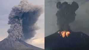 日本櫻島火山爆發 灰柱衝上3000米 25航班緊急取消