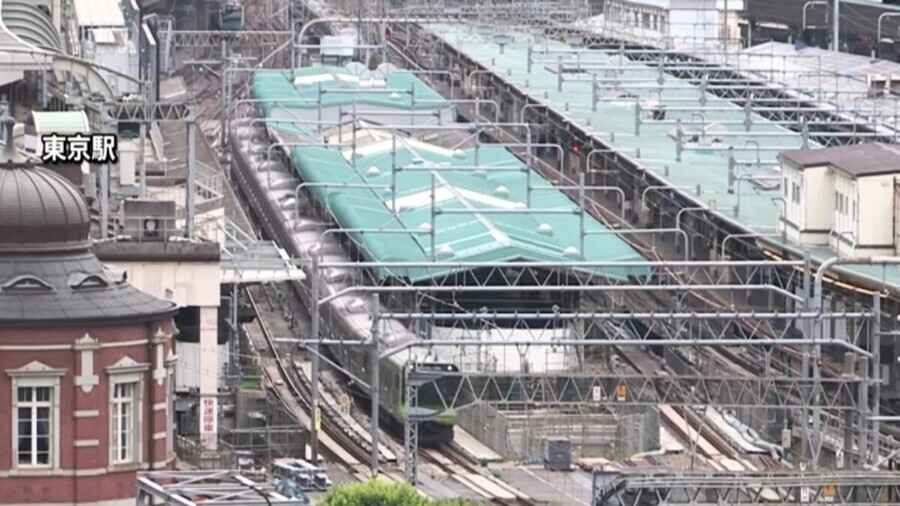 東京JR山手線設備問題停駛 影響24萬人