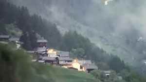 瑞士阿爾卑斯山大規模永凍土崩塌 300人村落緊急撤離