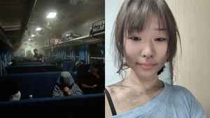 火車過山西隧道吸入煤灰 乘客秒變「煤蛋」（影片）