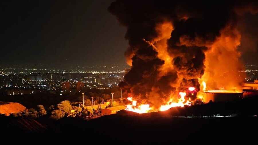 伊朗11座儲油槽爆炸 以色列數十個城市響警報