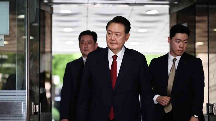 南韓前總統尹錫悅再被拘押 剛獲釋4個月