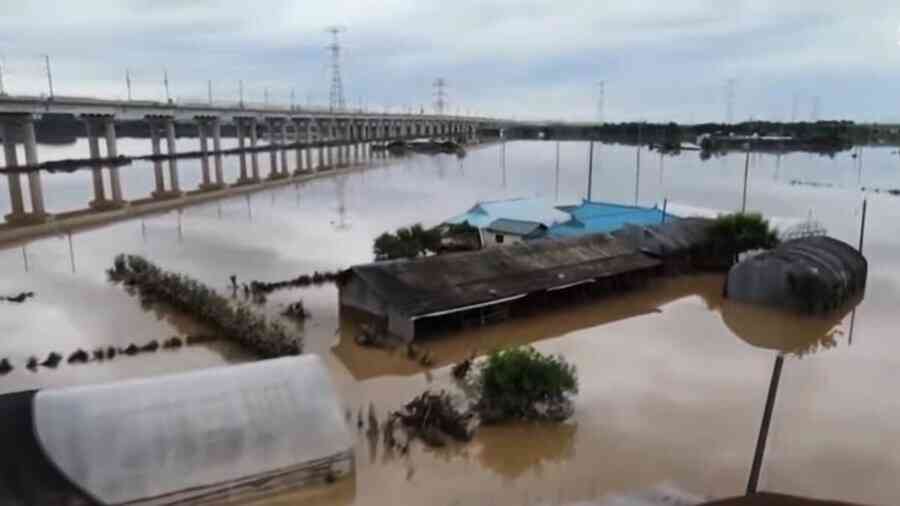 南韓極端暴雨釀洪災土石流 至少14死12失蹤（更新）