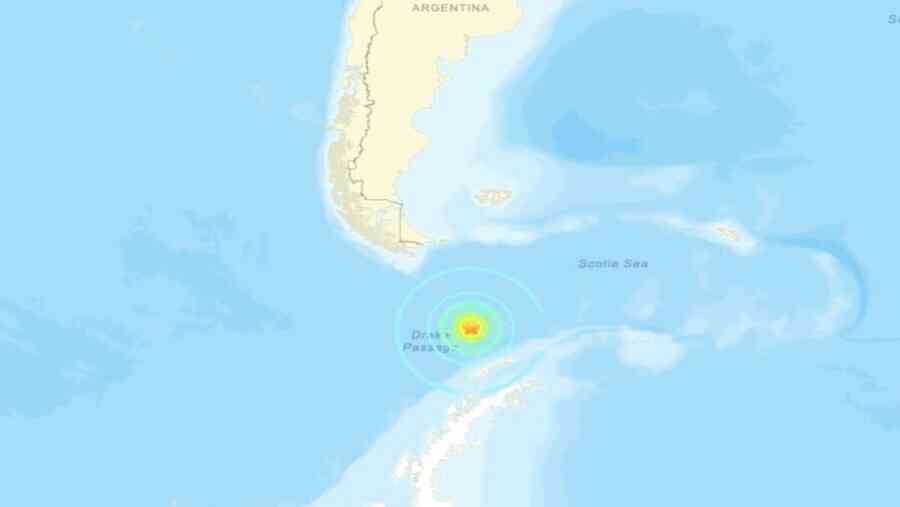 南極德雷克海峽7.5地震 太平洋地區恐引發海嘯