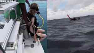 中國女遊客海外潛水險喪命 幸被漁船救起