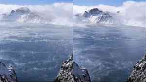 吉林長白山天池驚現「沸騰開鍋」奇觀（影片）