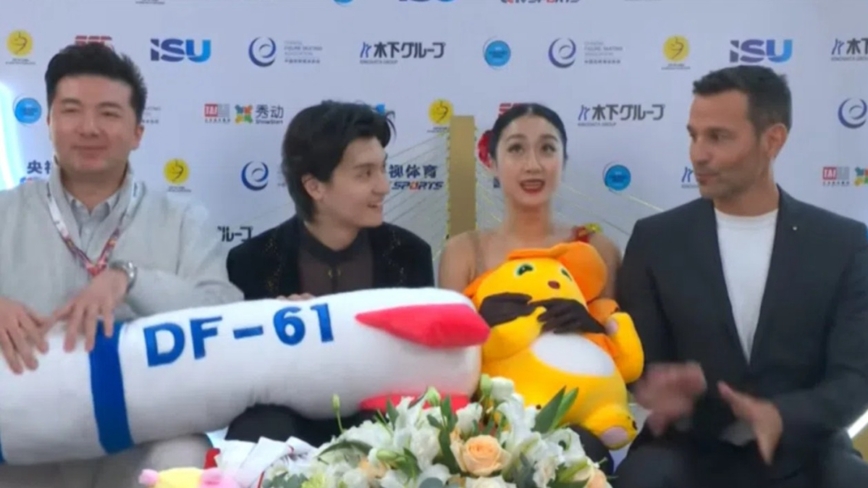 中國選手玩中共導彈模型惹爭議 國際滑聯調查