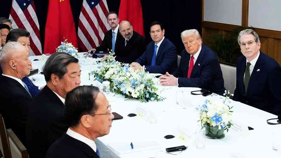 習特會大幅縮水 一個多小時匆匆結束