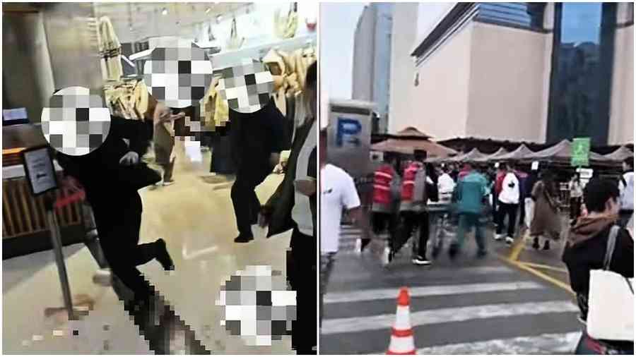 河南許昌商場發生斬人事件 場面恐怖（影片）