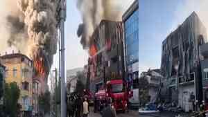 土耳其香水倉庫大火吞噬整棟樓 6女工喪命5人傷