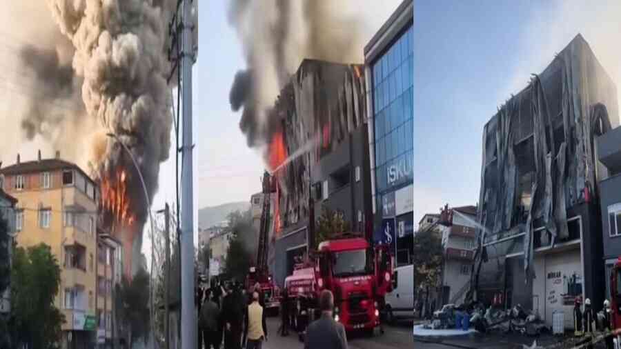 土耳其香水倉庫大火吞噬整棟樓 6女工喪命5人傷