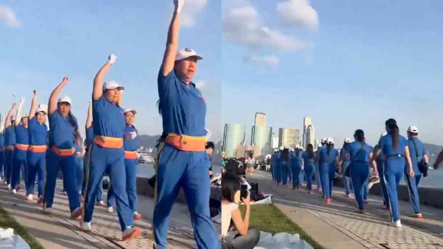 中國「暴走團」現香港 噪音擾民惹人厭（影片）