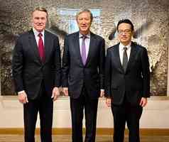 與日韓大使會晤 美駐華大使:三國關係牢不可破