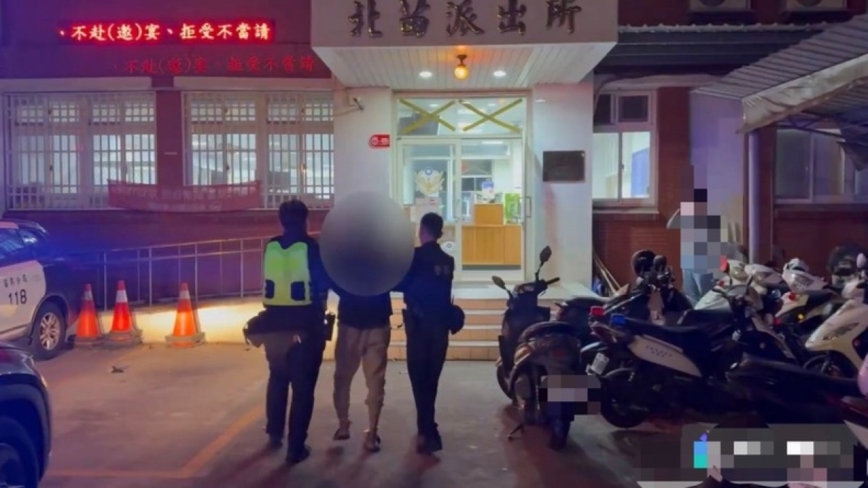 台灣苗栗男子持刀攔腰攻擊路人 警火速壓制逮捕