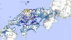 日本島根縣東部6.2強震 大阪、福岡也有感