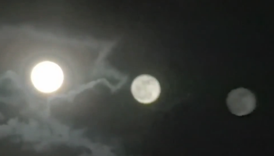 俄羅斯夜空驚現四個月亮奇景（影片）