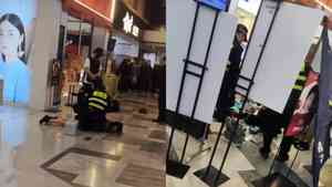 廣西男子扮女人在商場行兇 驚悚影片瘋傳（影片）